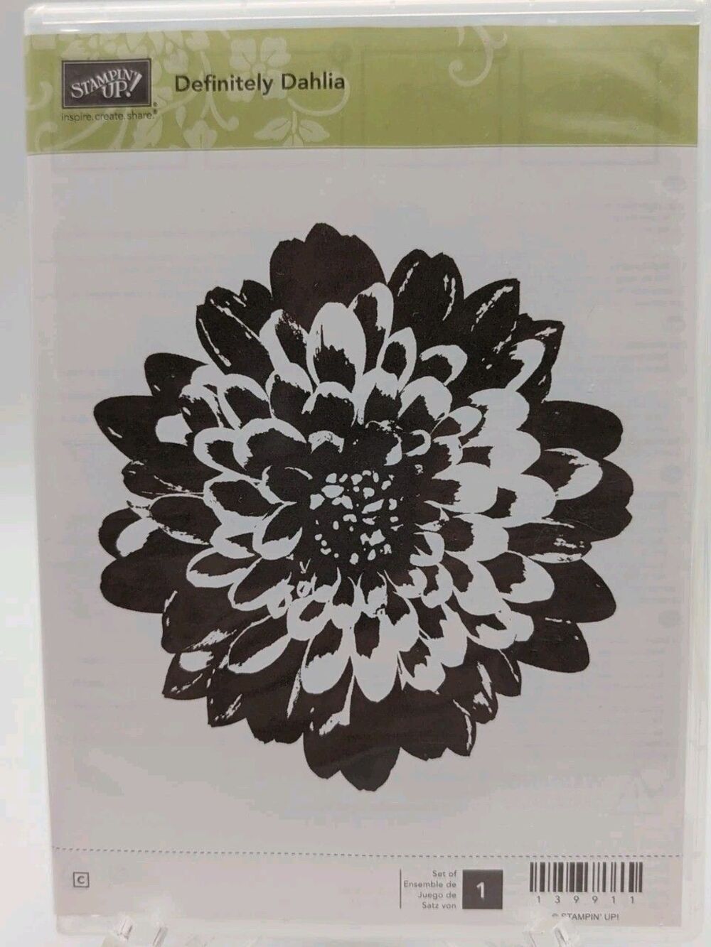 Stampin Up! Definitely Dahlia Stamp- Item # 139911